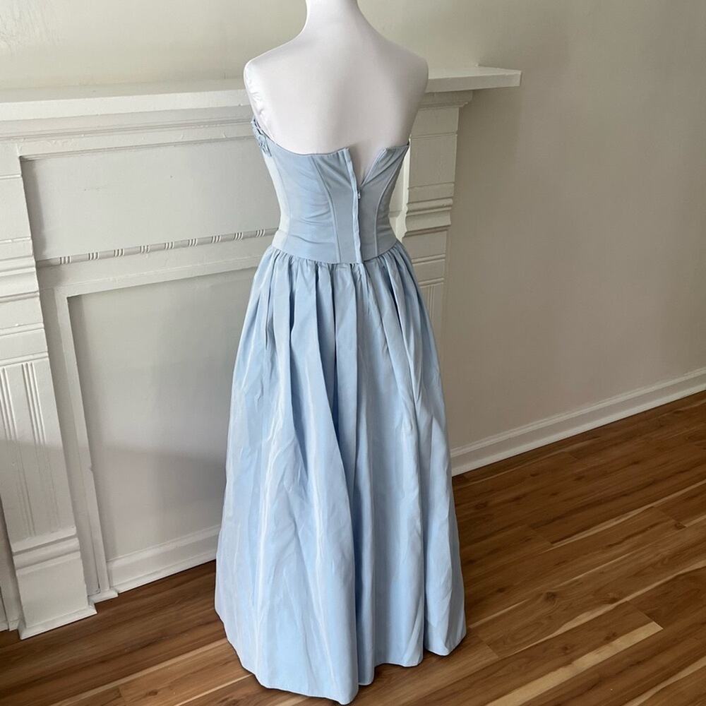 Vintage XS Formal Dress Mcclintock Gunne Sax Strapless Gown Fairy Princess Hoco - Picture 12 of 15